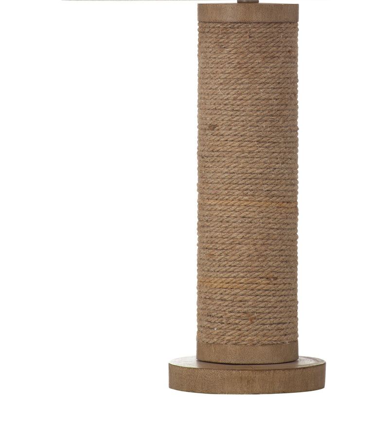 Adams - Table Lamp - Natural Rope / White