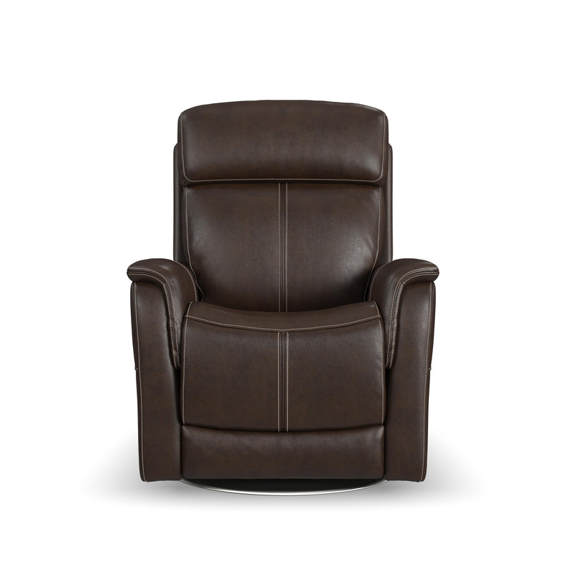View - Power Swivel Recliner With Power Headrest