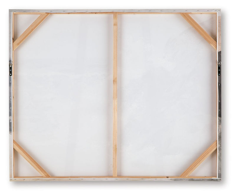 Worthner - Wall Art - Tan / Gray / White