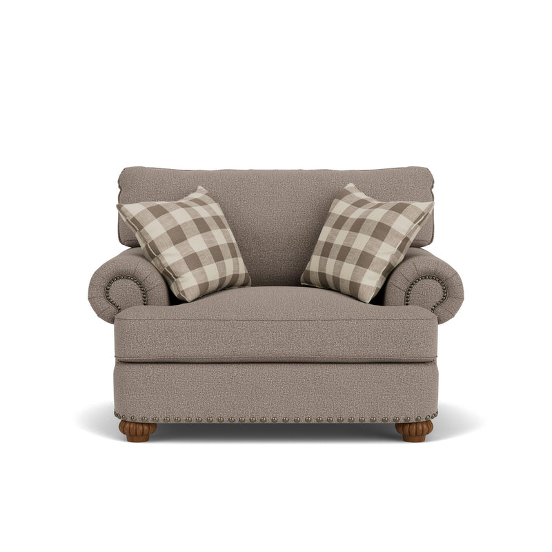 Patterson - Fabric Chair, Nailhead Trim