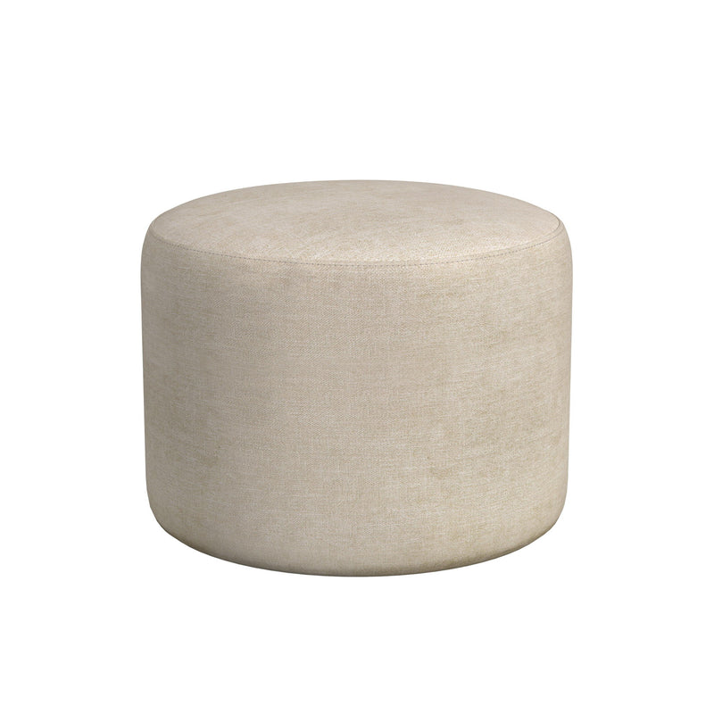Anderson - Round Cocktail Table With Ottoman - Antique Gold