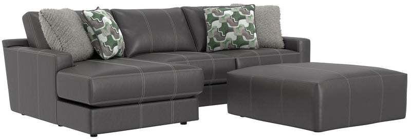 Minori - Italian Leather Sofa / Chaise And Cocktail Ottoman