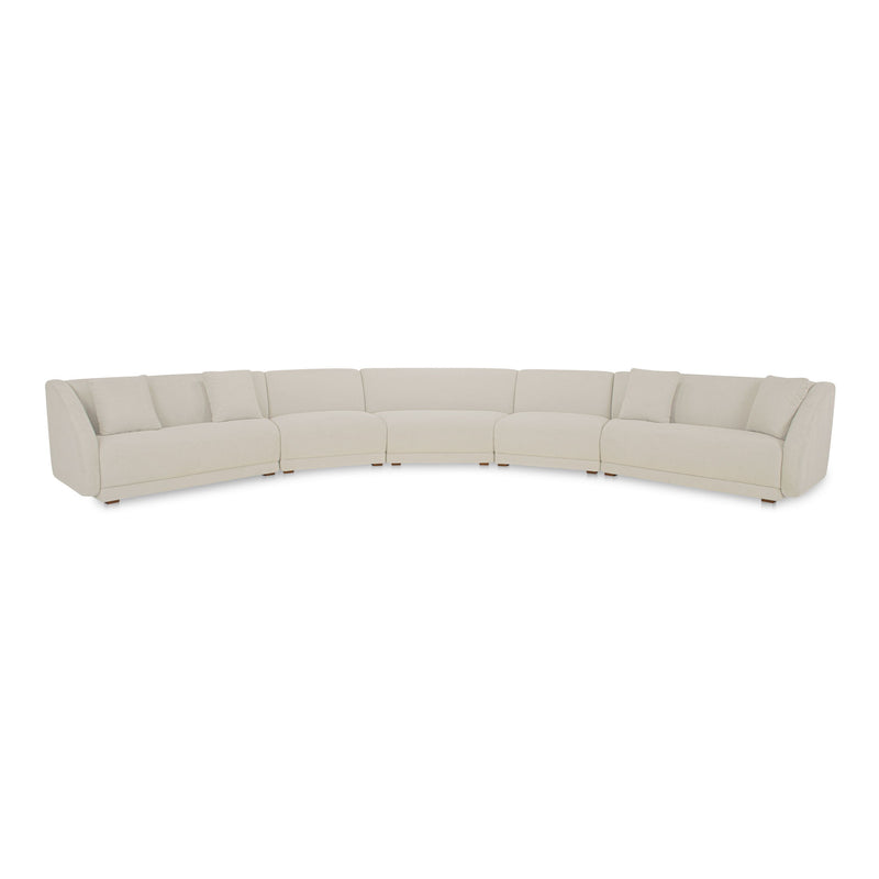 Fraser - 5 Piece Modular Sectional - White