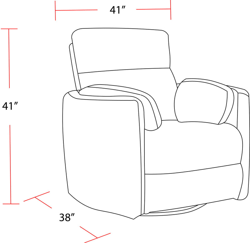 Radius - Manual Swivel Recliner