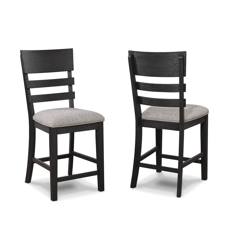 Guthrie - Counter Height Chair (Set of 2) - Charcoal & Gray