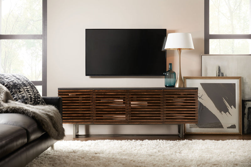 5657-55 - 78" Solstice Entertainment Console - Dark Brown