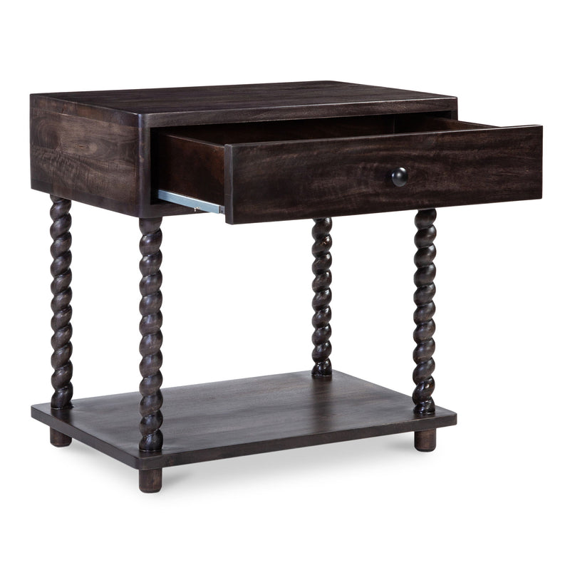 Tabitha - Nightstand - Dark Brown
