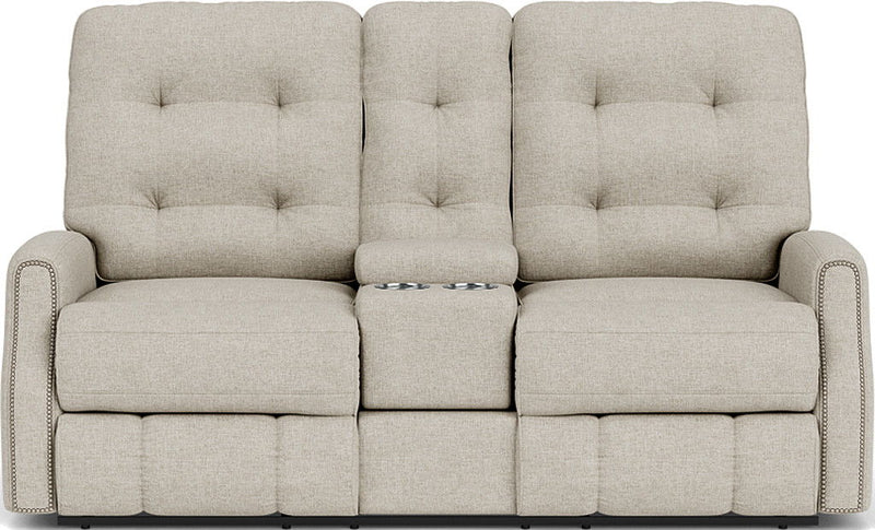 Devon - Reclining Loveseat, Nailhead Trim