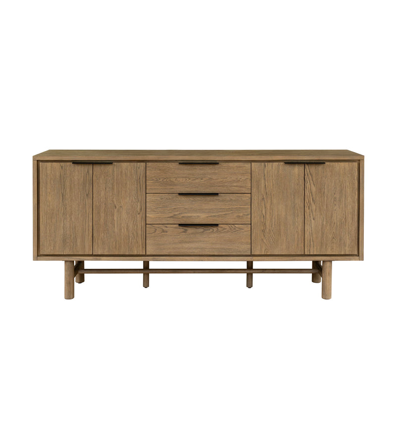 Ryder - Server - Chestnut Elm / Antique Brass