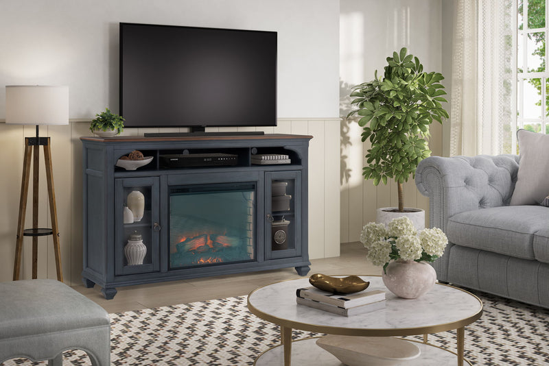 Americana - Fireplace TV Stand