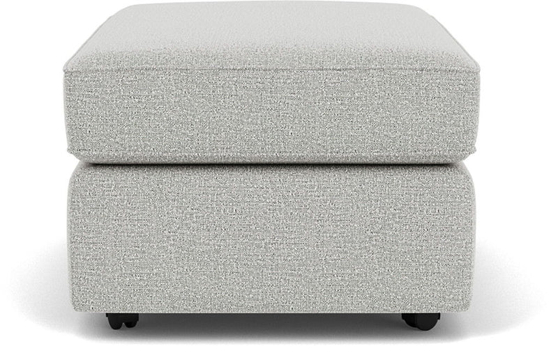 Vail - Fabric Cocktail Ottoman With Casters
