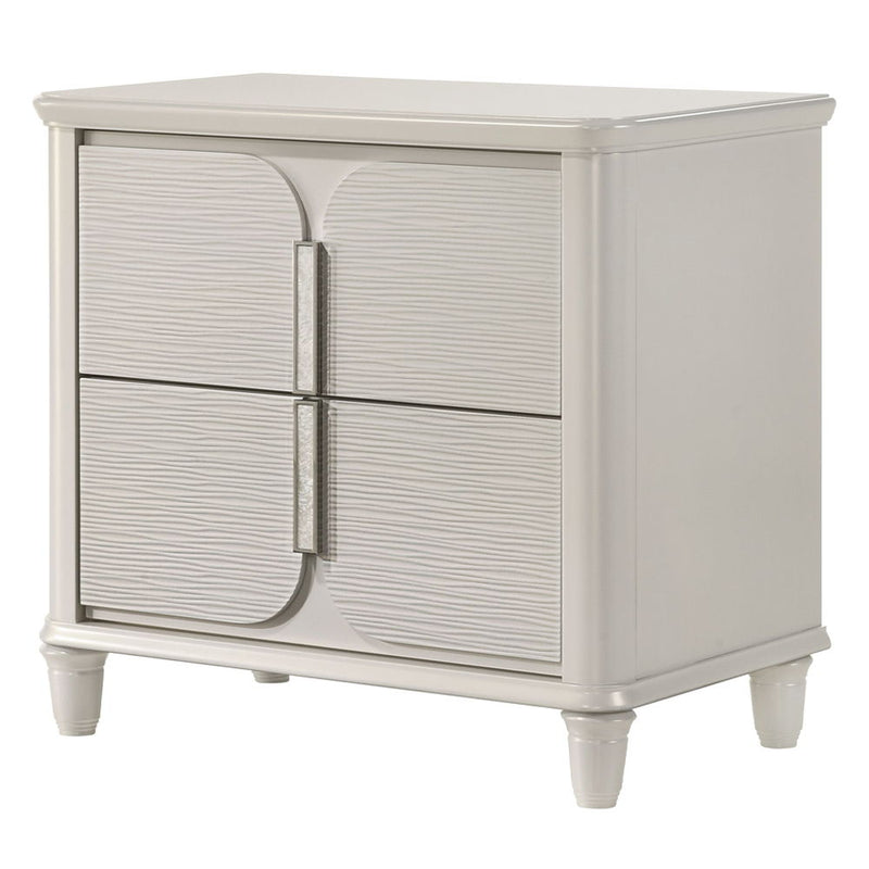Laveda - Nightstand - Pearl White