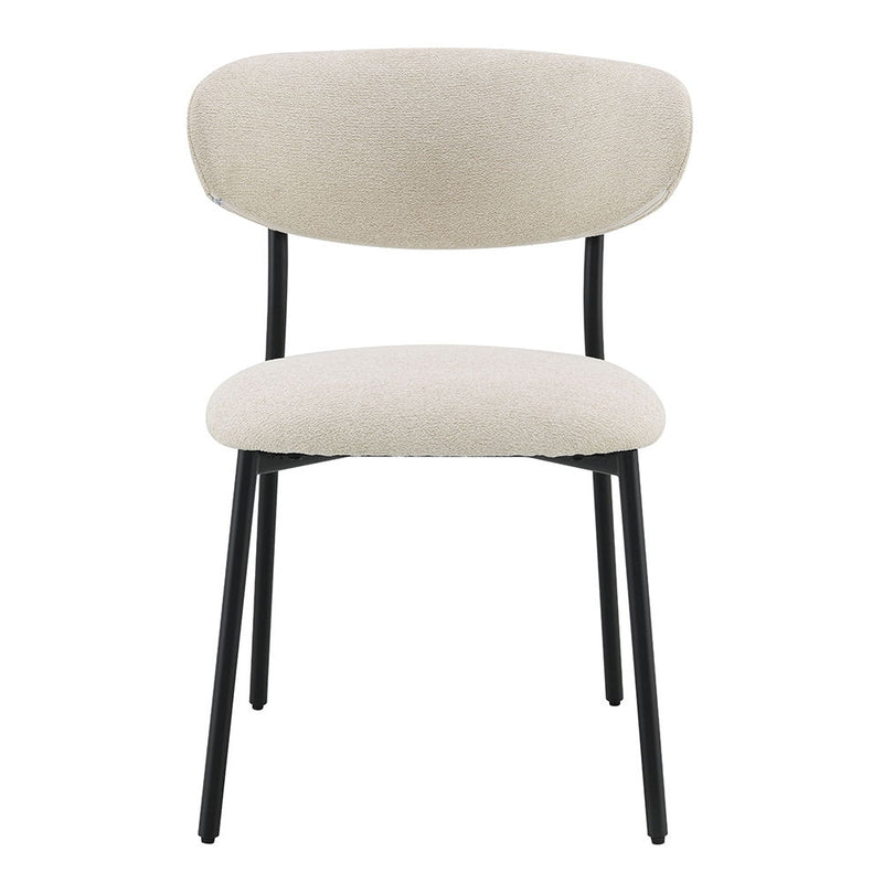 Jirina - Side Chair (Set of 2) - Beige Chenille