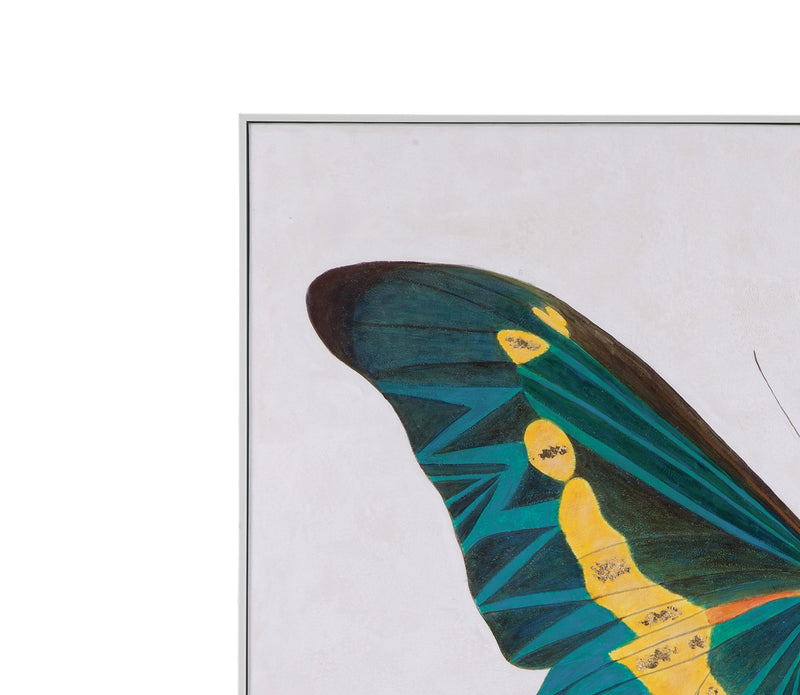 Butterfly Wings Canvas Art (Set of 2) - White