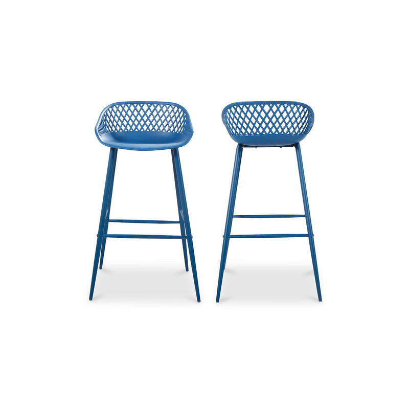 Piazza - Outdoor Barstool (Set of 2) - Blue
