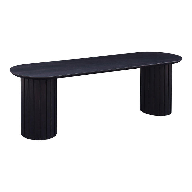 Povera - Wood Dining Bench - Black