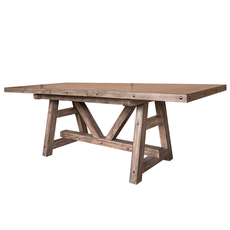 Lodge Dining - Counter Height Dining Table With Extensions - Siltstone