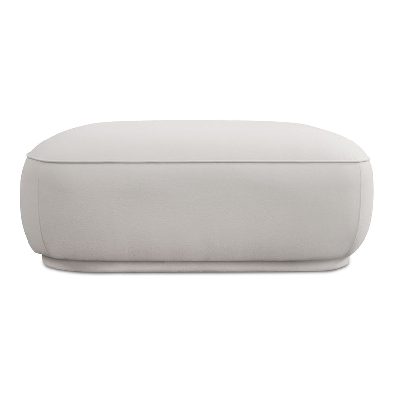 Marion - Square Ottoman - White