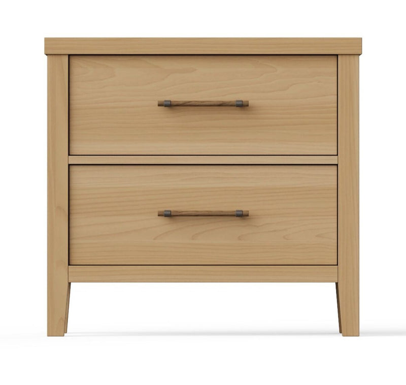 Pure Maple - 2 Drawer Nightstand