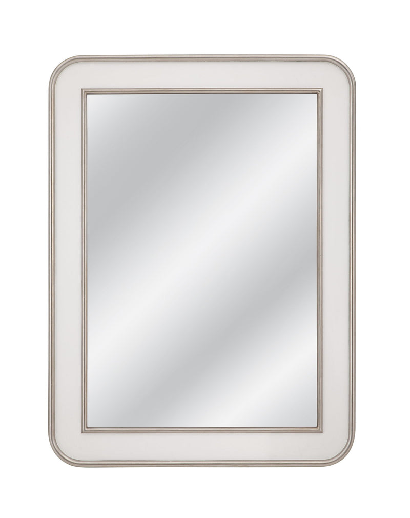 Meadow Place - Wall Mirror - White / Silver