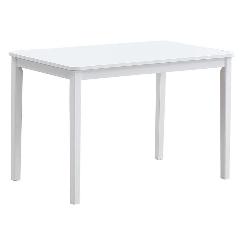 Fidelity - 5 Piece Dining Set - White & Gray