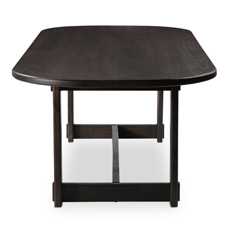 Glenn - Oval Dining Table - Dark Brown