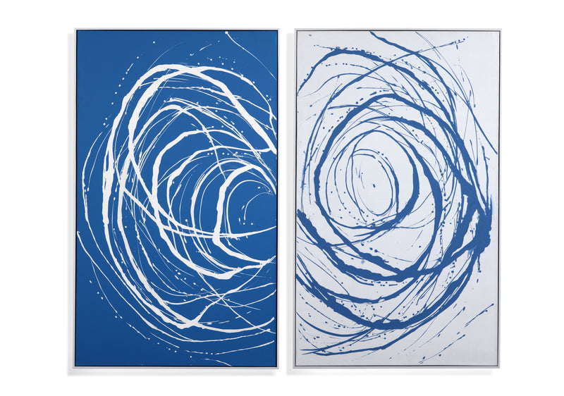 Contigo Canvas Art (Set of 2) - Blue