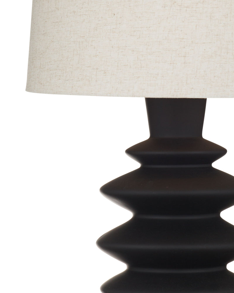 Andover - Table Lamp - Black / Beige
