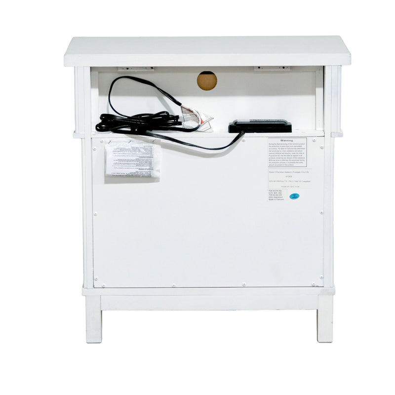 Stoney Creek - 3 Drawer Nightstand - White