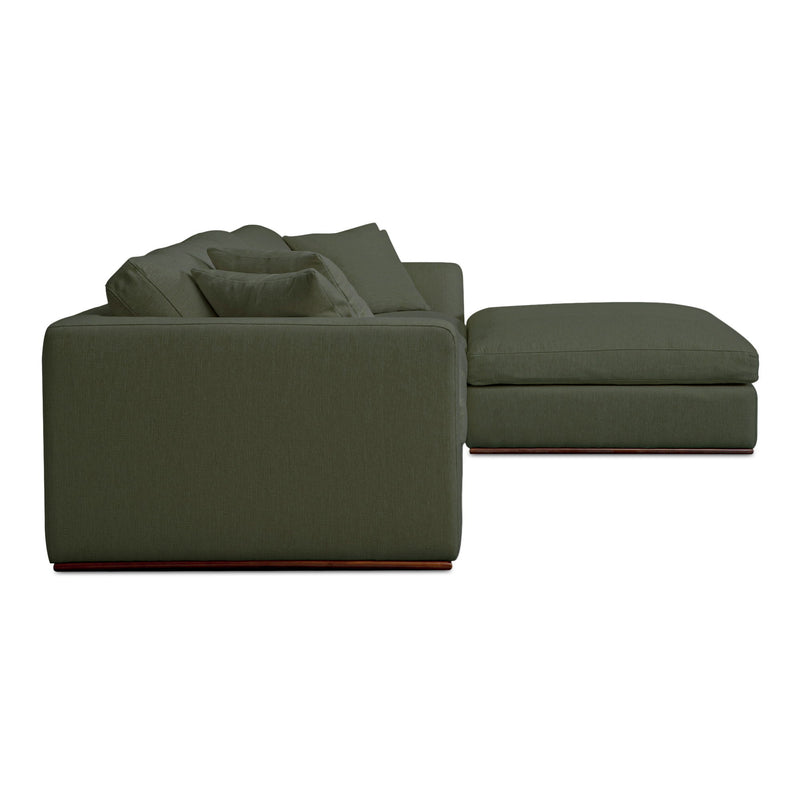 Rue - Lounge Modular Sectional - Deep Green