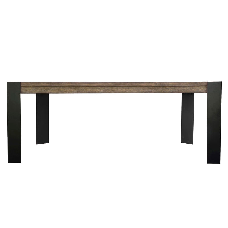 Cedar Fork - Dining Table With 6 Ladderback Chairs - Smoked Arabica