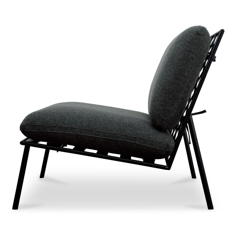 Salma - Outdoor Accent Chair - Charcoal