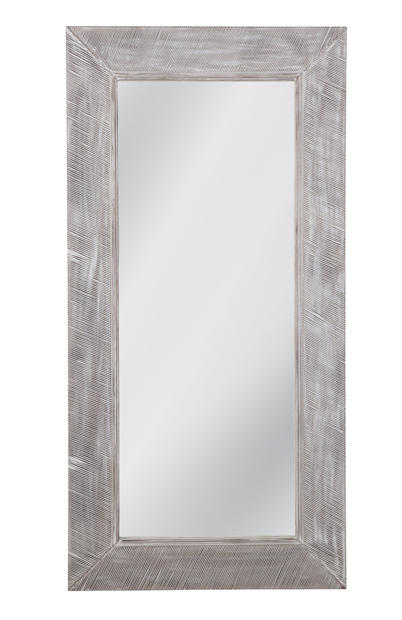 Baker - Floor Mirror - White Wash