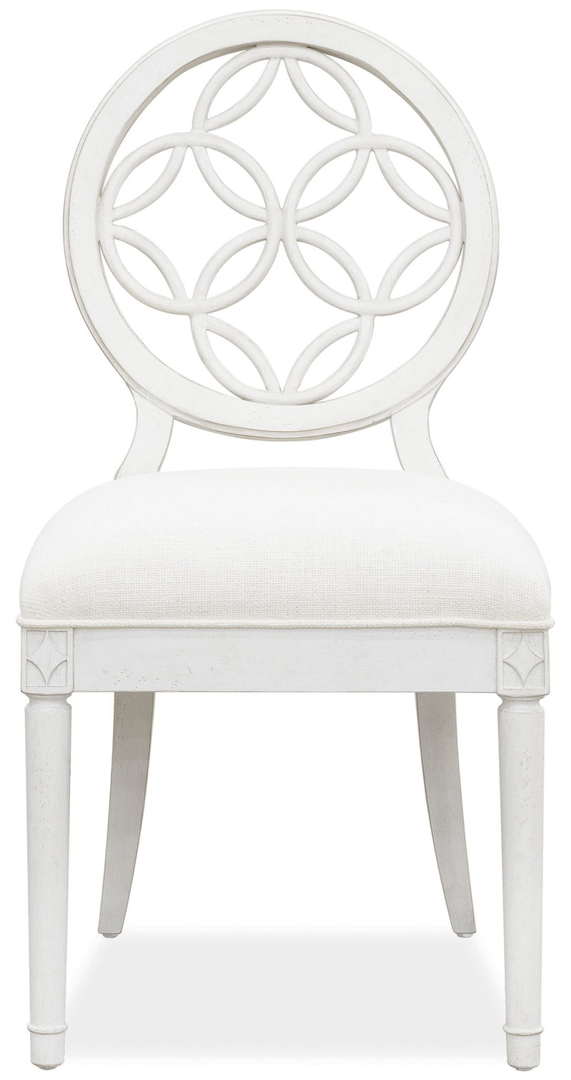 Melange - Brynlee Side Chair - White