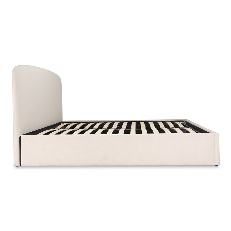 Joan - Queen Storage Bed - Cream