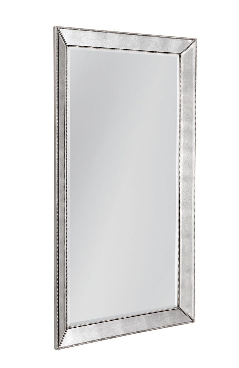 Beaded - Floor Mirror 79" - Silver