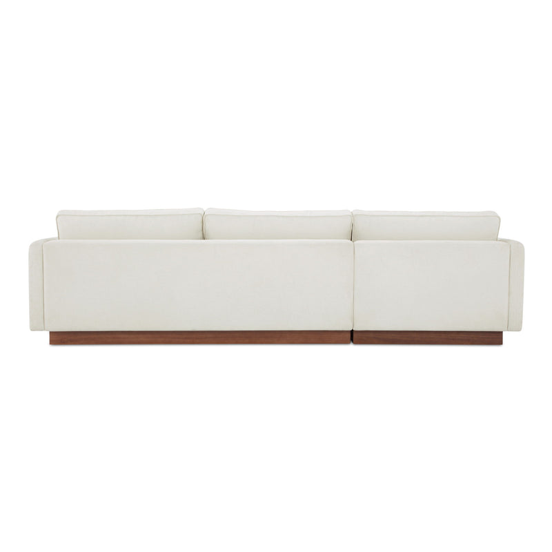 Vernon - Left Sectional - White