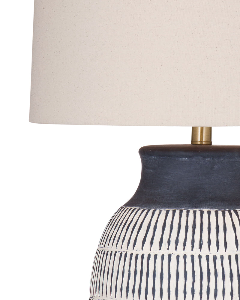 Marrengo - Table Lamp - Blue / Beige