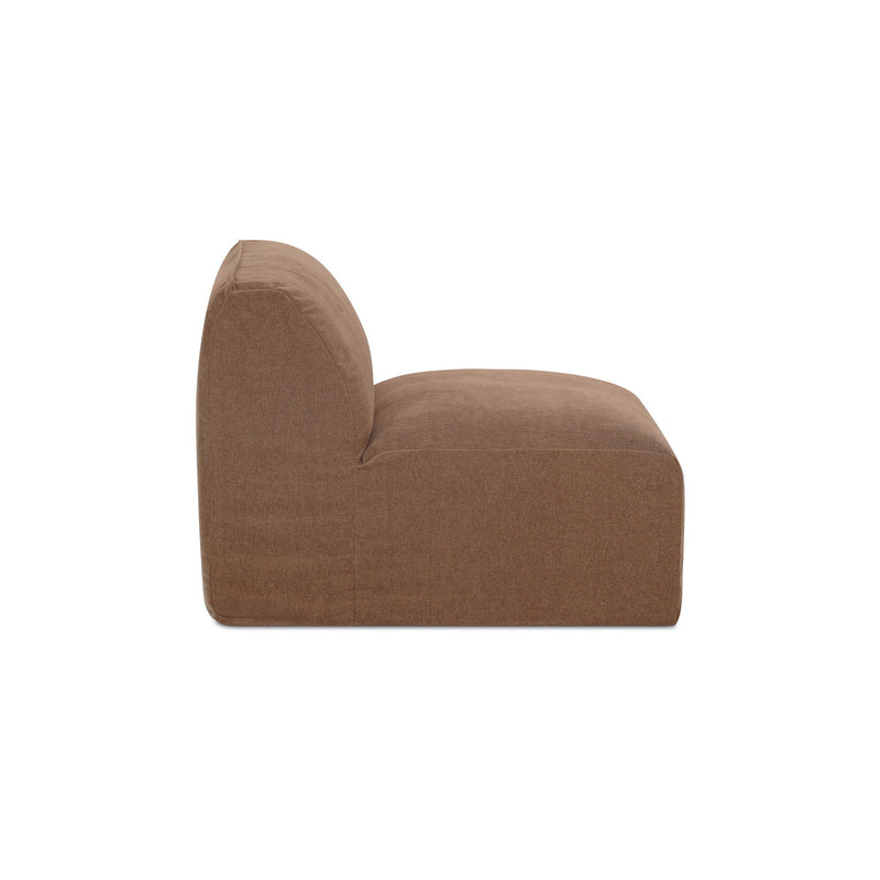 Isla - Armless Chair - Light Brown