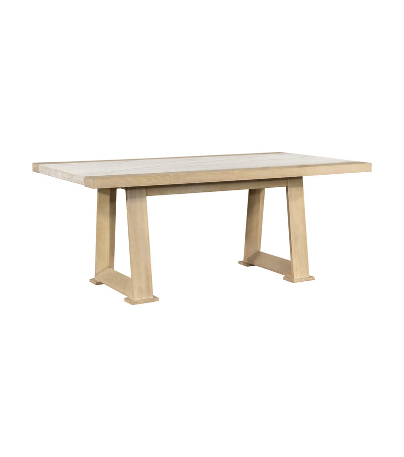 Trifecta - Dining Table - Driftwood Cerused Oak