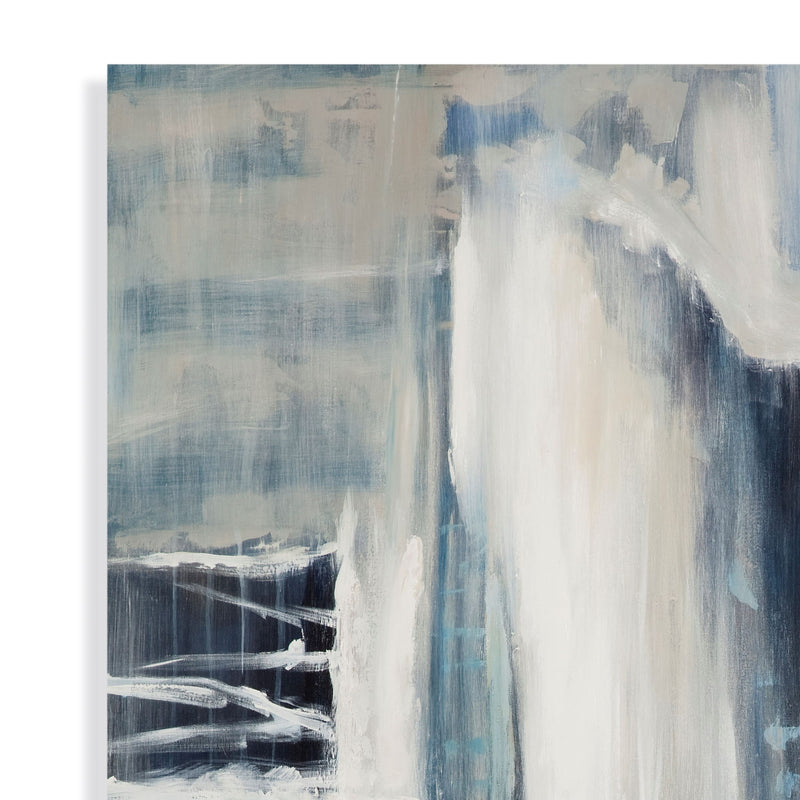 70" Blue Theory Canvas Art - Blue