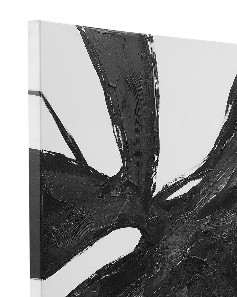 Franz Canvas Art - White / Black
