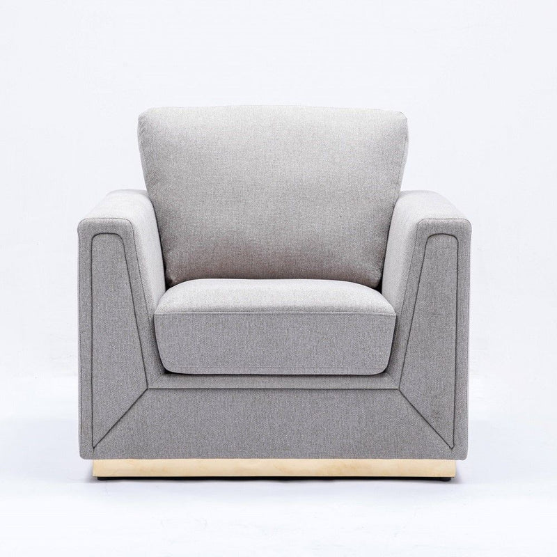 Valin - Chair - Gray Linen