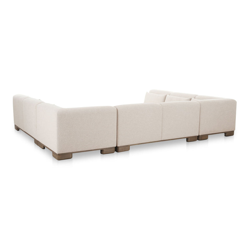 June - U Shaped Modular Sectional - Oatmeal