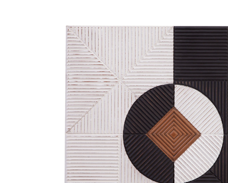 Mercury Wall Hanging - White / Black