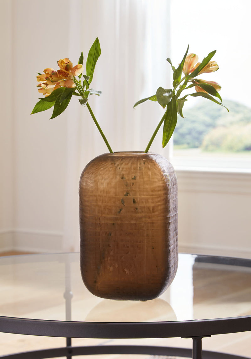 Capard - Indoor/Outdoor Vase - 11" - Brown