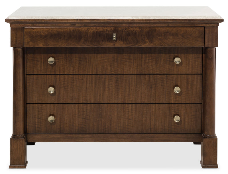 Archives - Four-Drawer Chest - Dark Brown