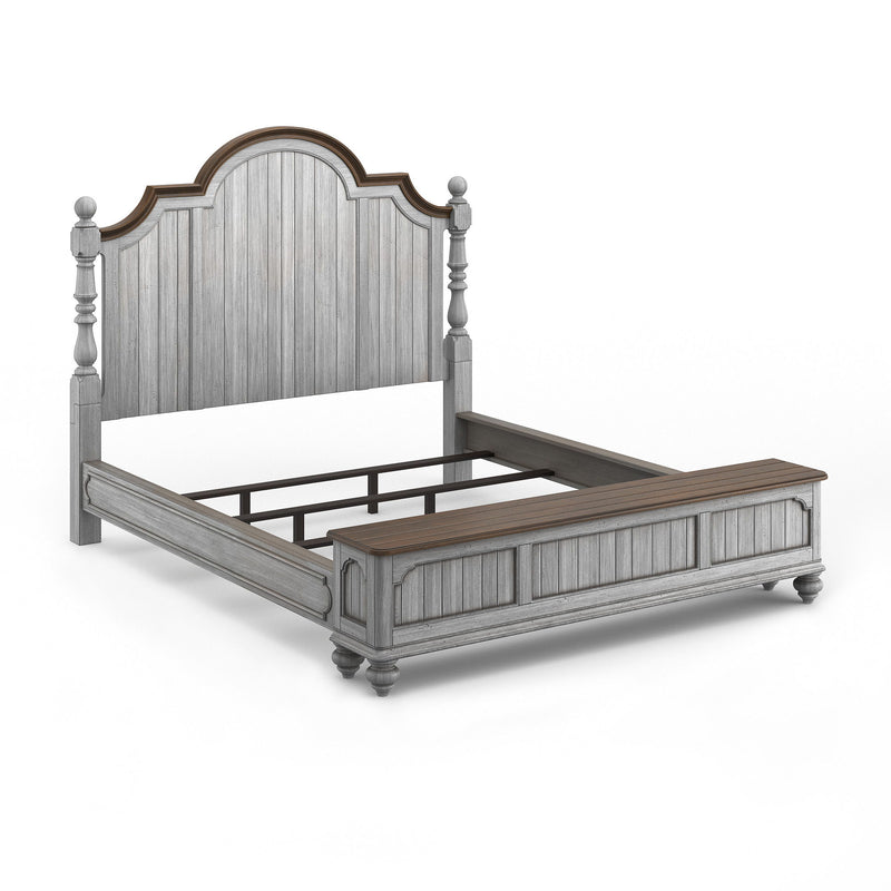 Plymouth - King Storage Footboard - Gray