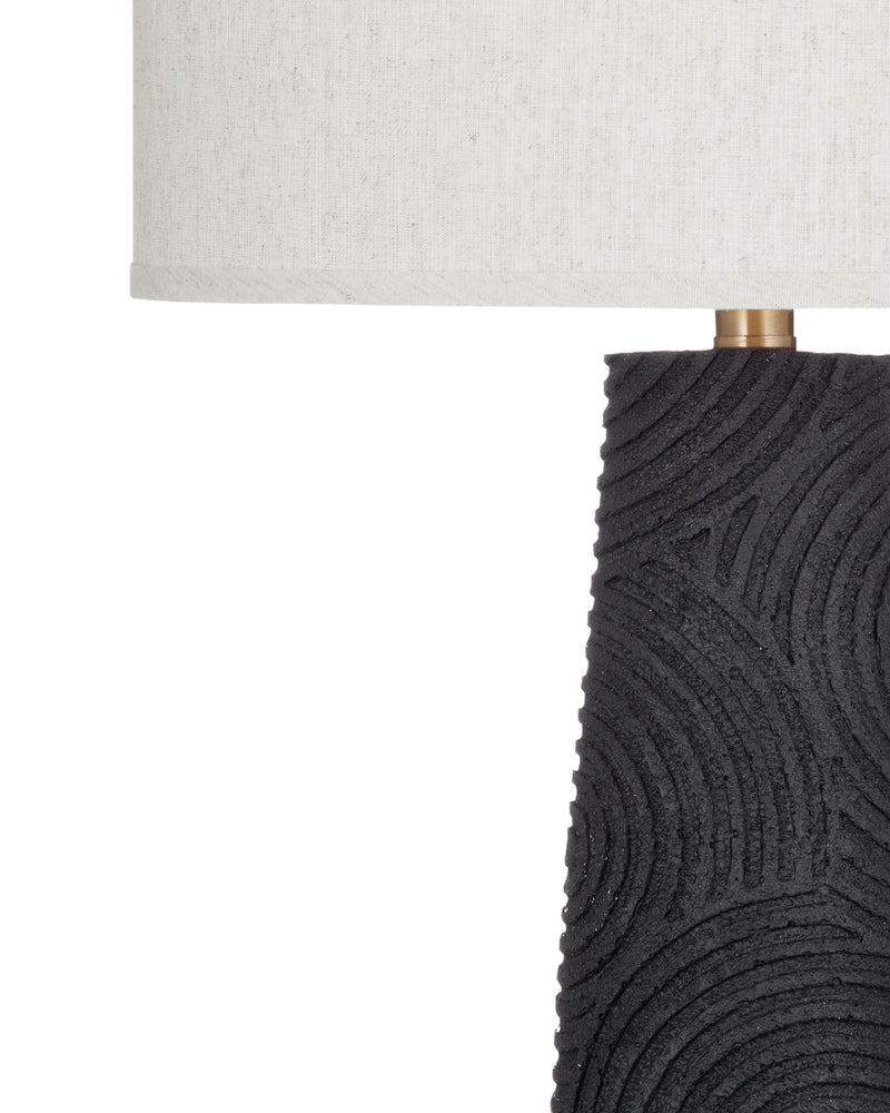 Merrick - Table Lamp - Black / White