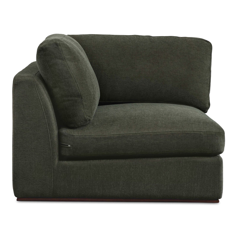 Rue - Corner Chair - Deep Green